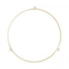 GE PEB7227DL3BB Glass Tray Turntable Support Ring - Genuine OEM