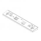 GE PS960BL2TS Touchpad Control Panel Overlay - Genuine OEM