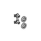 Hotpoint HDF330PGR0WW Upper Rack Roller and Stud Assembly - Genuine OEM