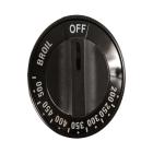 Hotpoint RGB508PEA1CT Temperature Control Knob (Black) - Genuine OEM