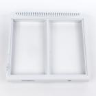 Kenmore 253.73082302 Shelf/Crisper Drawer Frame-Cover (white, no glass) - Genuine OEM