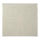 KitchenAid YKESS907SB04 Main Glass Cooktop Replacement (white) Genuine OEM