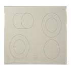 KitchenAid YKESS907SP00 Main Glass Cooktop Replacement (white) Genuine OEM