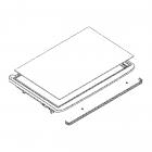 Kenmore 795.78033217 Glass Shelf Assembly - Genuine OEM