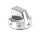 Samsung NX58M9420SS/AA-00 Burner Control Knob - Stainless - Genuine OEM