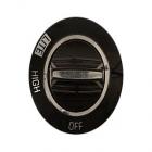 Tappan 14-3632-00-06 Surface Burner Knob (Black) - Genuine OEM