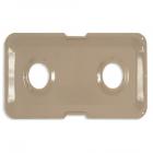 GE Part# WB32K14 Taupe Double Porcelain Pan (OEM) Left