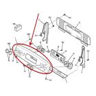 GE Part# WB36T11292 Overlay Trim Assembly (OEM) Ss