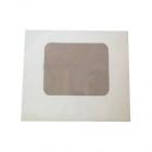 GE Part# WB56T10143 Oven Door Glass (OEM) Bisquit