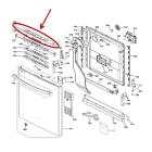 GE Part# WD34X22797 Console Cover Graphic Assembly (OEM)