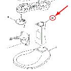 Whirlpool Part# 9703525 Assy - Column & Pins (OEM)