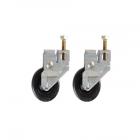 Whirlpool ED25PQXDN04 Front Roller Kit - 2 Wheels - Genuine OEM