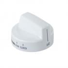 Whirlpool GFG471LVB3 Surface Burner Control Knob (White) Genuine OEM