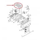 Whirlpool WEG745H0FH0 Burner Grate Kit - Genuine OEM