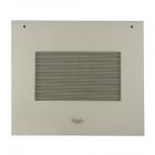 Whirlpool WGE555S0BW02 Glass Door Panel - White Genuine OEM