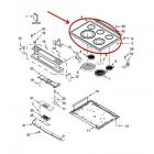 Whirlpool YWEE745H0FE0 Replacement Cooktop - Genuine OEM