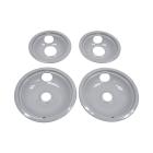 Amana AKES3060WW/MFG# P1131752NWW Drip Bowl Kit (Two 6 Inch and Two 8 Inch) - Genuine OEM