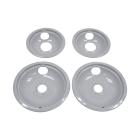 Amana AKR2000K/MFG# P1131584NK Drip Bowl Kit (Two 6 Inch and Two 8 Inch) - Genuine OEM