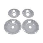 Amana CAKDE5WW/MFG# P1131743NWW Drip Bowl Kit (Two 6 Inch and Two 8 Inch) - Genuine OEM