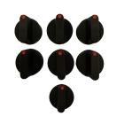 BNEA3H9TZ Oven Range Control Knob Kit (Set of 7) - Genuine OEM