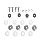 KitchenAid 4KUDP220T1 Upper Rack Roller Retainer Kit - Genuine OEM