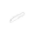 KitchenAid KDFE104KBL0 Door Shield - Genuine OEM