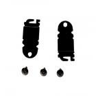 KitchenAid KDTE304DSS0 Side Mounting Bracket Kit - Genuine OEM