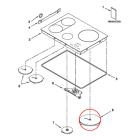 KitchenAid KICU509XSS01 Hotplate - Genuine OEM