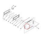 Maytag MET8885XS02 Door Glass - Genuine OEM