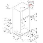 Whirlpool 5VWT31SFYW00 Door Hinge - Genuine OEM