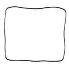 Whirlpool WFG505M0BW3 Oven Door Seal-Gasket - Genuine OEM