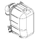 Whirlpool WFW5090GW2 Siphon Break Tank - Genuine OEM