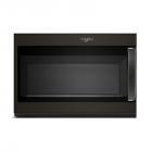 Whirlpool WMH32519HV3 Microwave Door - Black Stainless  - Genuine OEM