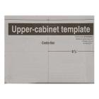 Whirlpool YWMH76719CW2 Upper Cabinet Template Instruction Sheet - Genuine OEM