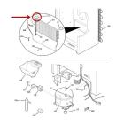 GE Part# WR02X12342 Styrofoam Evaporator Insulator (OEM)