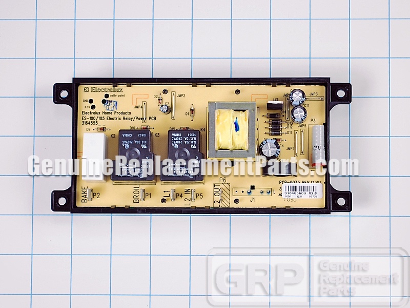 316455400 ELECTROLUX FRIGIDAIRE Range oven control board and clock 