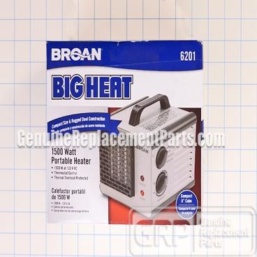 Broan Part# 6201 Efficient Two-Level Portable Heater (OEM)