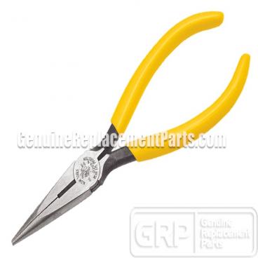 Klein Tools Part# D203-6 Long Nose Pliers Side-Cutting (OEM) Yellow 6-Inch