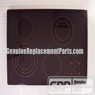 Whirlpool Part# W10140987 Main Cooktop Glass - Black (OEM)