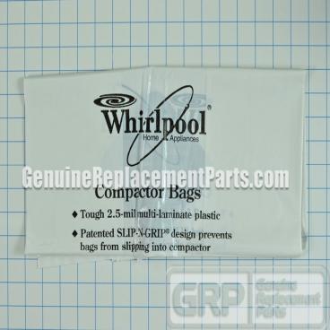 Whirlpool Part# W10165294RB Trash Compactor Bags (OEM) 60 Pack