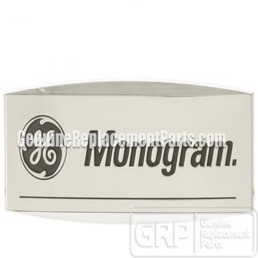 GE Part# WB02X10833 Monogram Badge-Logo (OEM) Small w/adhesive