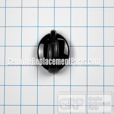 GE Part# WB03K10216 Burner Control Knob (OEM) Black