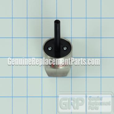 GE Part# WB03K10266 Burner Control Knob (OEM) Stainless