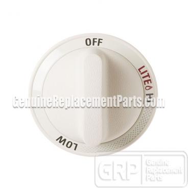 GE Part# WB03T10182 Temperature Control Knob (OEM) Bisque