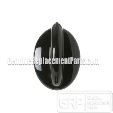 GE Part# WB03T10203 Burner Control Knob (OEM) Black