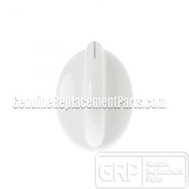 GE Part# WB03T10219 Burner Control Knob (OEM) White