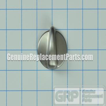 GE Part# WB03T10266 Burner Control Knob Assembly (OEM) Stainless