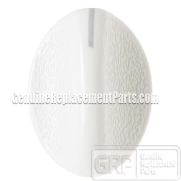 GE Part# WB03X10209 Burner Control Knob (OEM) White