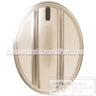 GE Part# WB03X24991 Burner Control Knob (OEM) Center, Stainless