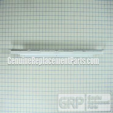 GE Part# WB07T10478 Door Trim Bottom Channel (OEM) White